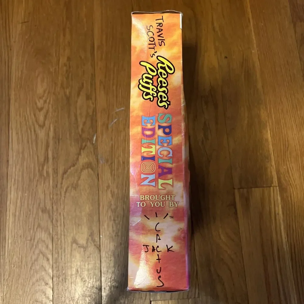 Travis Scott x Reese's Puffs Family Size Cereal Cactus Jack RARE, NEW & SEALED!
